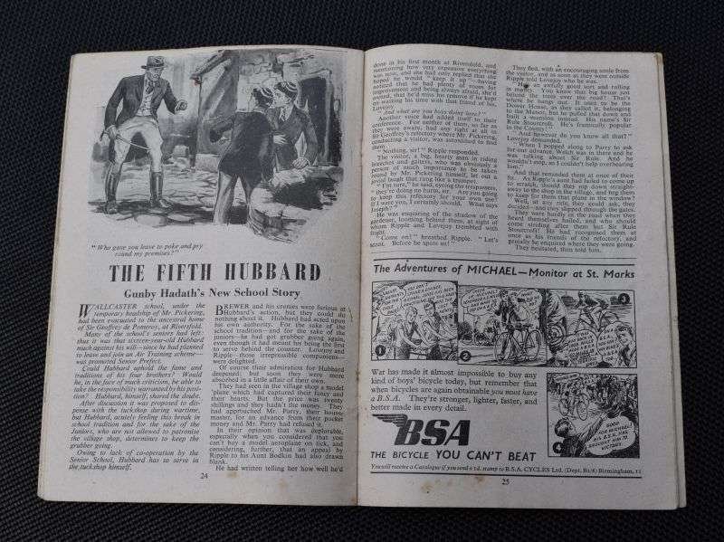 18) Excellent Original WW2 Boys Own Paper, The Kings African Rifles, June 1943 — image 3