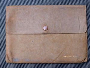 4) Nice Original WW2 Soft Leather Ration Books Wallet
