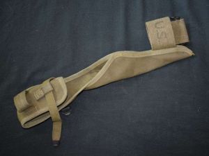 41) WW2 Pattern US Pick-Mattock Carry Case Dated 1951