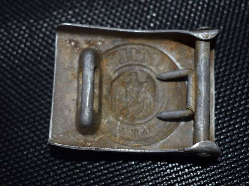 119) Lovely Original 1930s- WW2 German Army Nazi Belt Buckle in Alloy — image 3