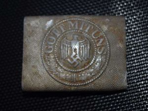 119) Lovely Original 1930s- WW2 German Army Nazi Belt Buckle …