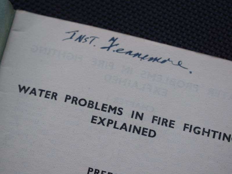 104) Original WW2 Pamphlet Water Problems in Firefighting Explained 1943 — image 4