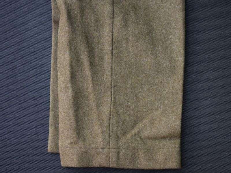 97) Tatty Pre WW2 US Army Issue Rough Woollen Trousers — image 13