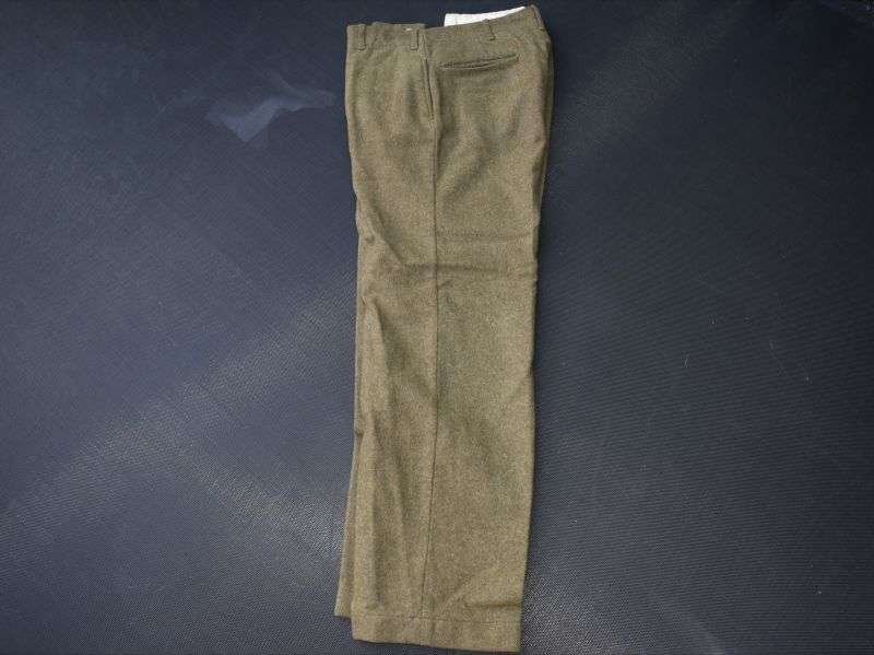 97) Tatty Pre WW2 US Army Issue Rough Woollen Trousers — image 15