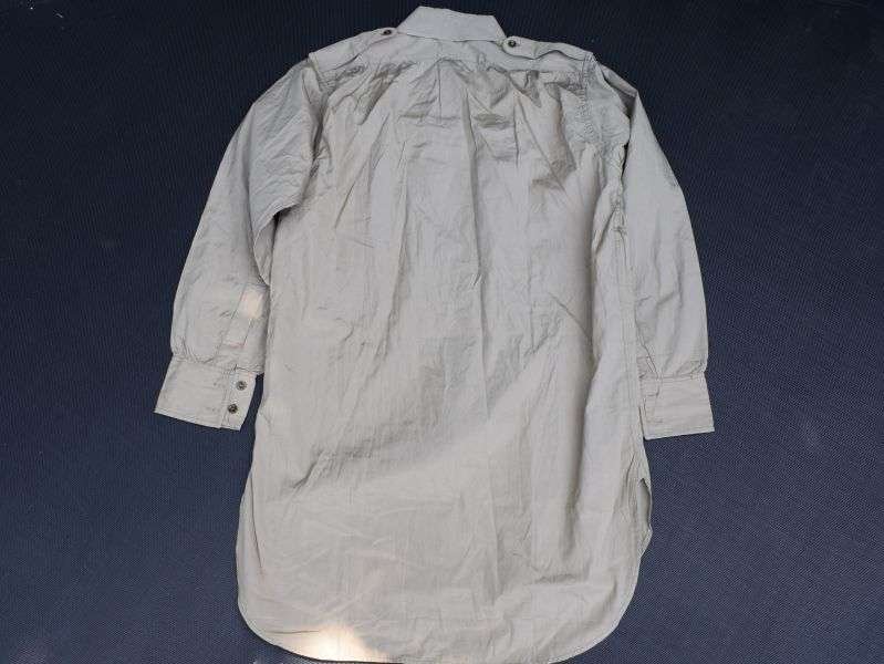 74) Good Mint Original Early Post WW2 British Army Khaki/Green Cotton Shirt RHSR 1948 — image 4