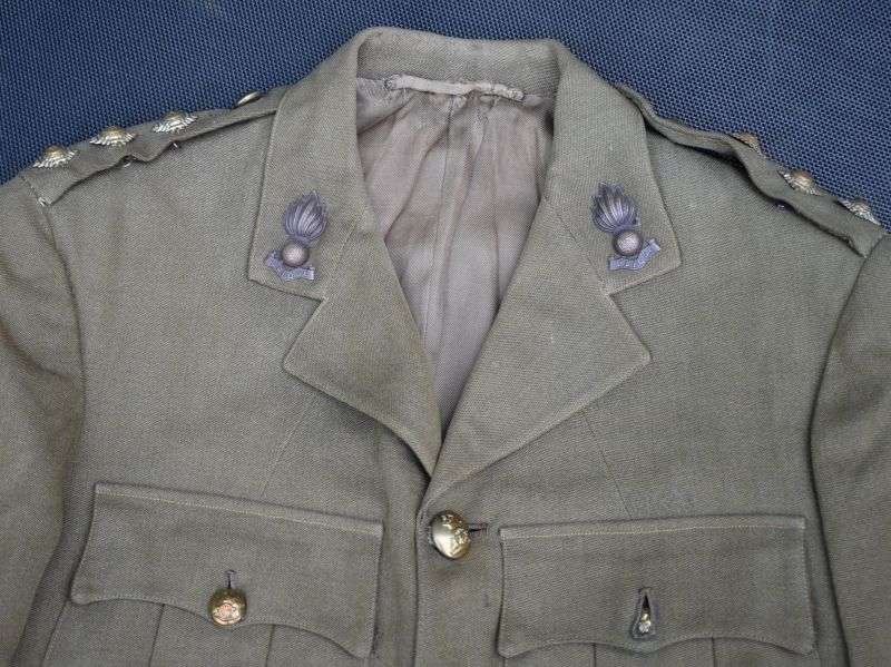 65) WW2 British Royal Artillery Officers Service Dress Jacket Capt G.W.S.Barnard 1942 — image 11