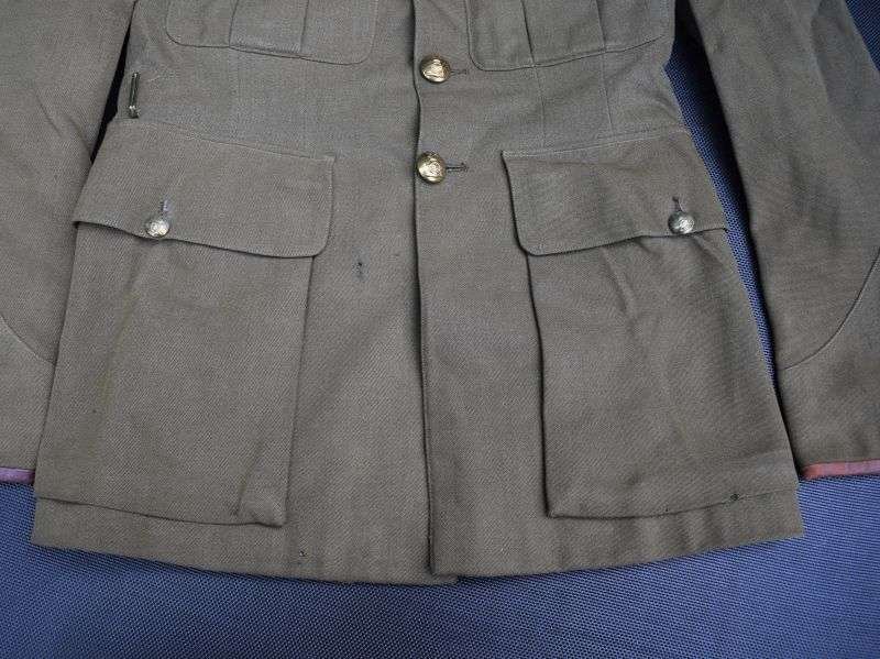 65) WW2 British Royal Artillery Officers Service Dress Jacket Capt G.W.S.Barnard 1942 — image 8