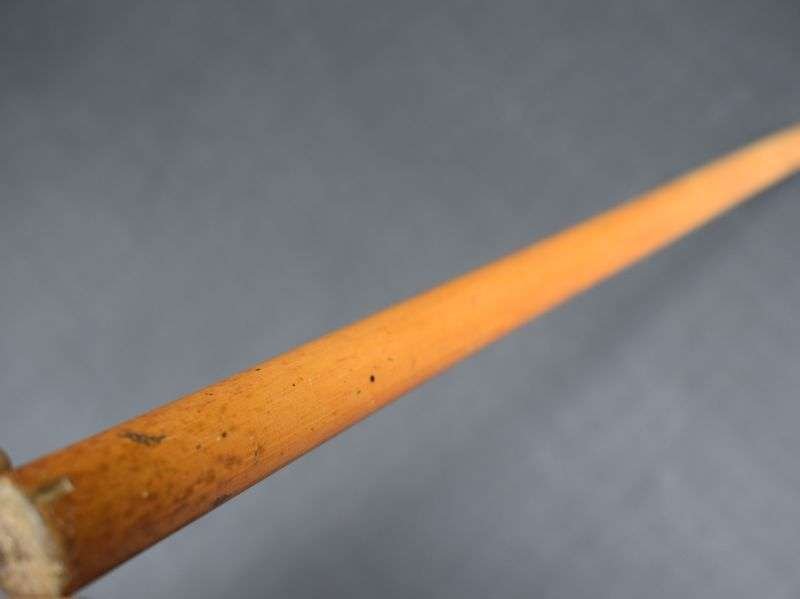 62) Good Original WW1 WW2 British Army Officers Cane Swagger Stick. — image 2