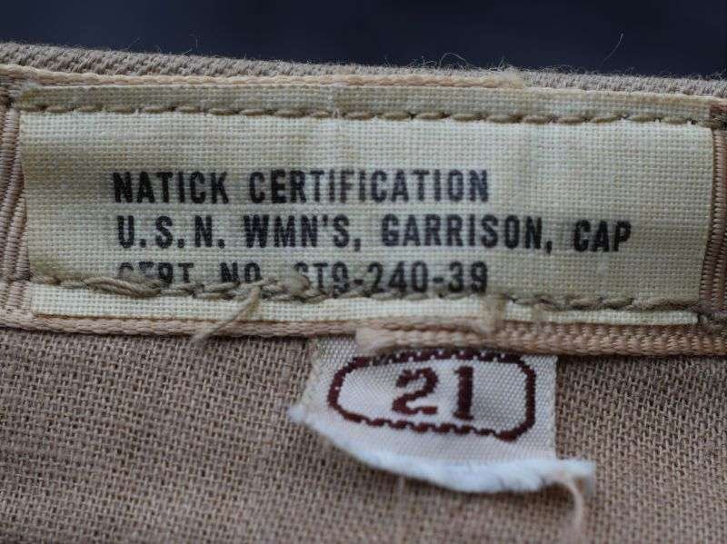 12) Excellent Original WW2 Era USN Woman's Garrison Cap WAVES, USMC? — image 2