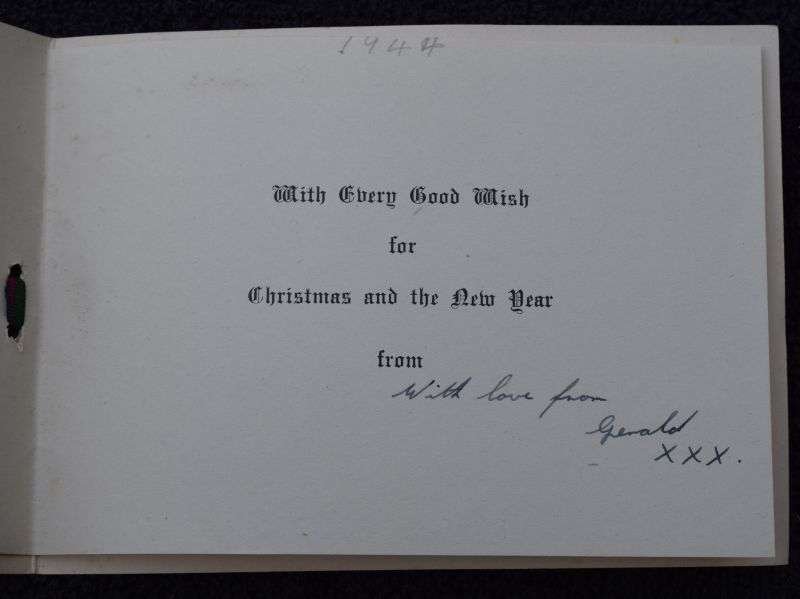 15) Original WW2 Army Dental Corps Christmas Card — image 3