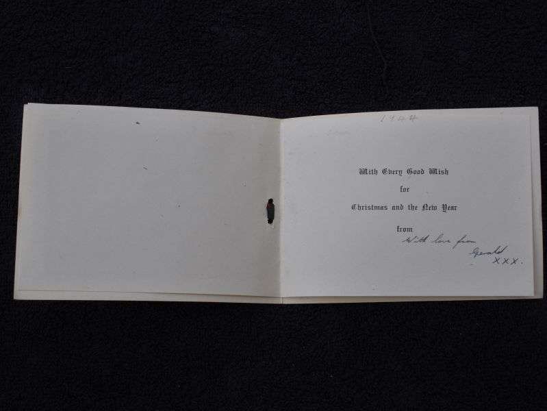 15) Original WW2 Army Dental Corps Christmas Card — image 4