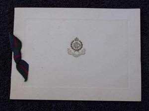 15) Original WW2 Army Dental Corps Christmas Card