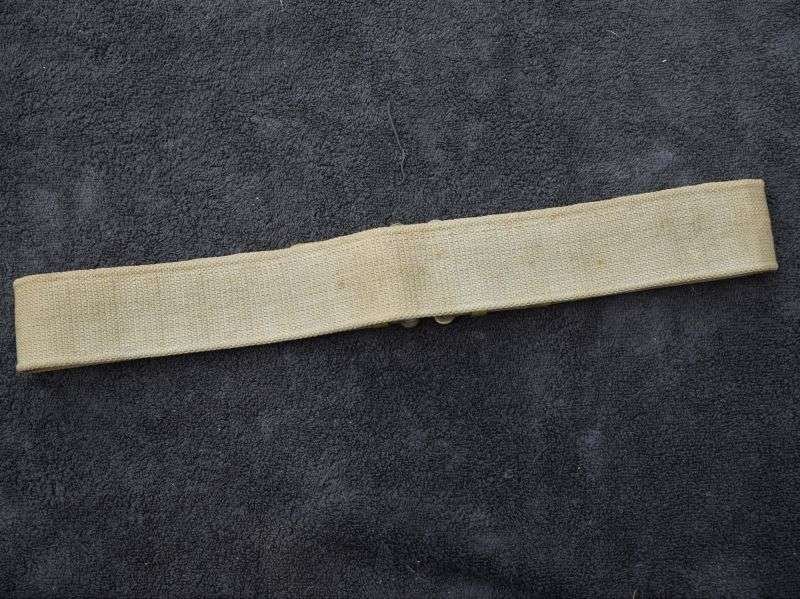 16) Excellent Original WW2 RAF 1925/37 Pat Webbing Walking Out Belt AM 1940 — image 4