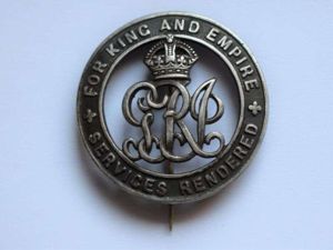 34) Excellent Original WW1 British For King & Empire Services …