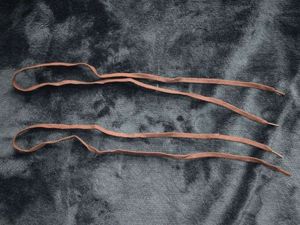 Original WW2 US Army Brown Regulation Shoe Laces