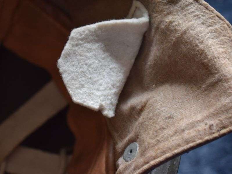 117) Nice Original WW2 British Military Issue Dispatch Riders Helmet BMB 1942 — image 14