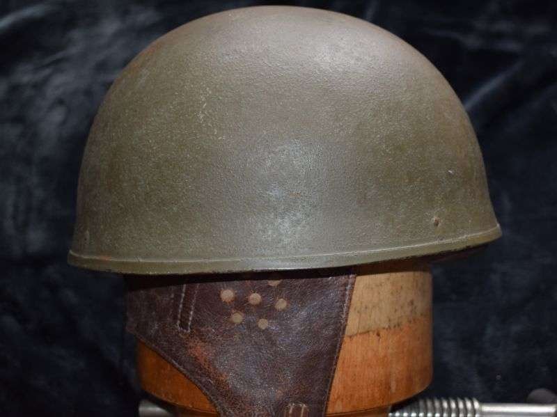 117) Nice Original WW2 British Military Issue Dispatch Riders Helmet BMB 1942 — image 17