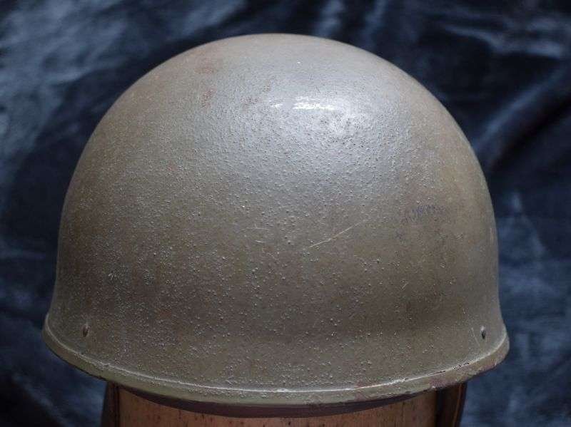 117) Nice Original WW2 British Military Issue Dispatch Riders Helmet BMB 1942 — image 20