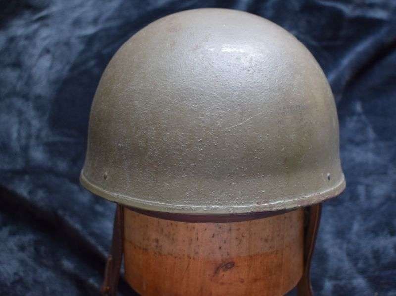 117) Nice Original WW2 British Military Issue Dispatch Riders Helmet BMB 1942 — image 21