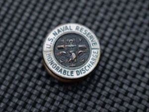 93) Interesting Small Original WW1 WW2? US Naval Reserve Honorable …
