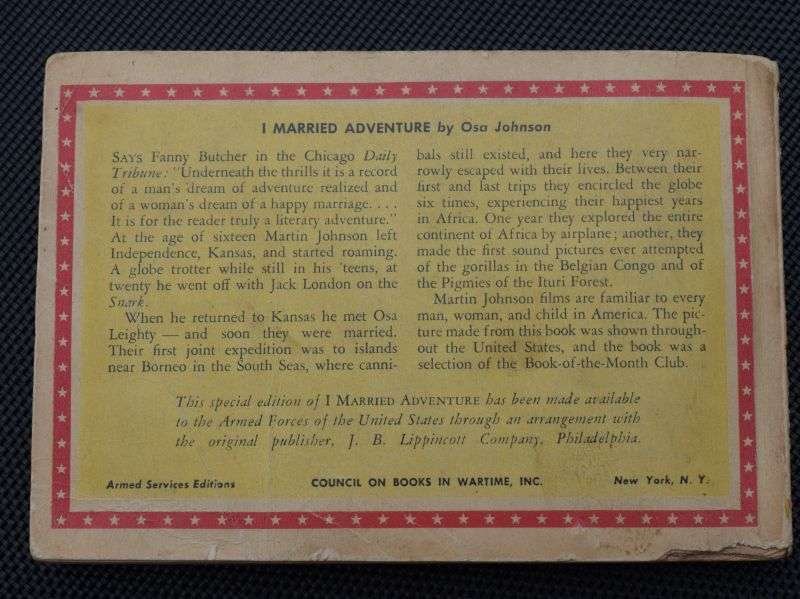 87) Tatty Original WW2 US Military Forces Novel I Married Adventure 1940 — image 3