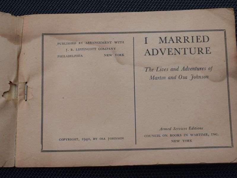 87) Tatty Original WW2 US Military Forces Novel I Married Adventure 1940 — image 7