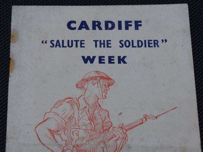 85) Interesting Original Cardiff Salute The Soldier Week 1944 Leaflets — image 14