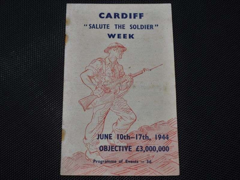 85) Interesting Original Cardiff Salute The Soldier Week 1944 Leaflets — image 15