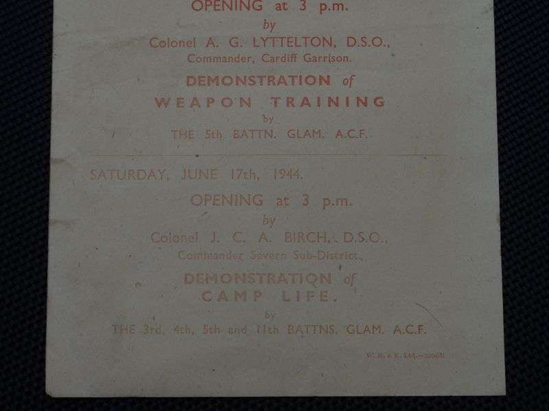 85) Interesting Original Cardiff Salute The Soldier Week 1944 Leaflets — image 2