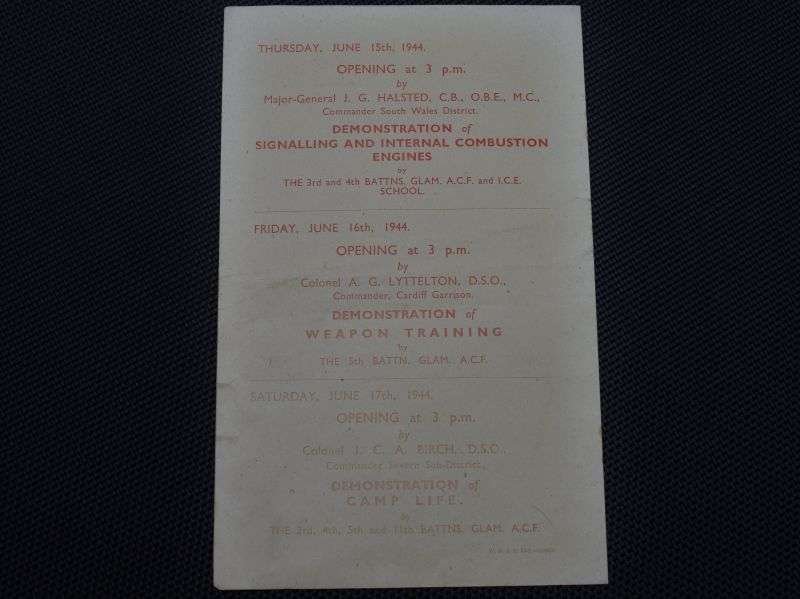 85) Interesting Original Cardiff Salute The Soldier Week 1944 Leaflets — image 3