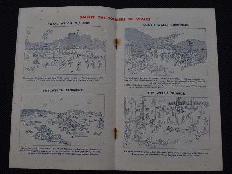 85) Interesting Original Cardiff Salute The Soldier Week 1944 Leaflets — image 9