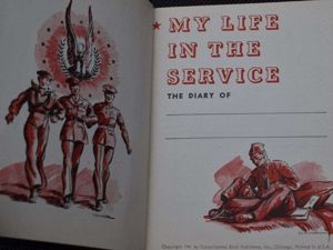 80) Excellent Unused US Serviceman's Diary Book, My Life in …