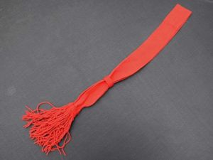 73) Vintage Original British Military Issue Red Sash