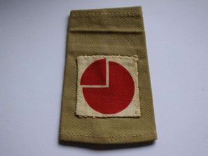 148) Good Original WW2 British Army 4th Infantry Division Epaulette …