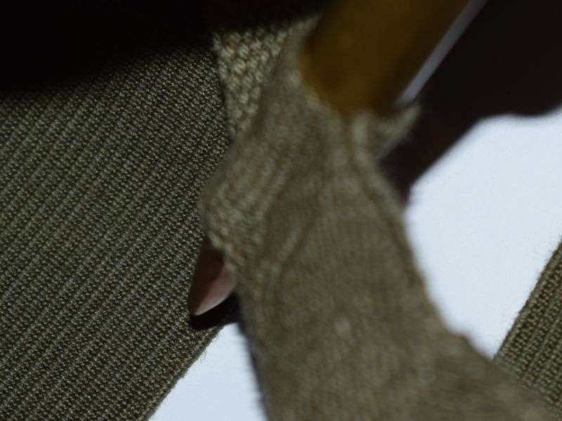 120) Excellent Mint Original WW2 US Army Issue Trousers Braces — image 2