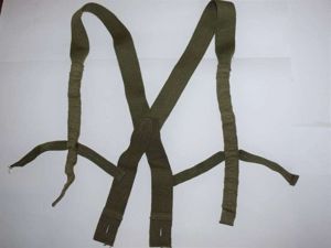 120) Excellent Mint Original WW2 US Army Issue Trousers Braces