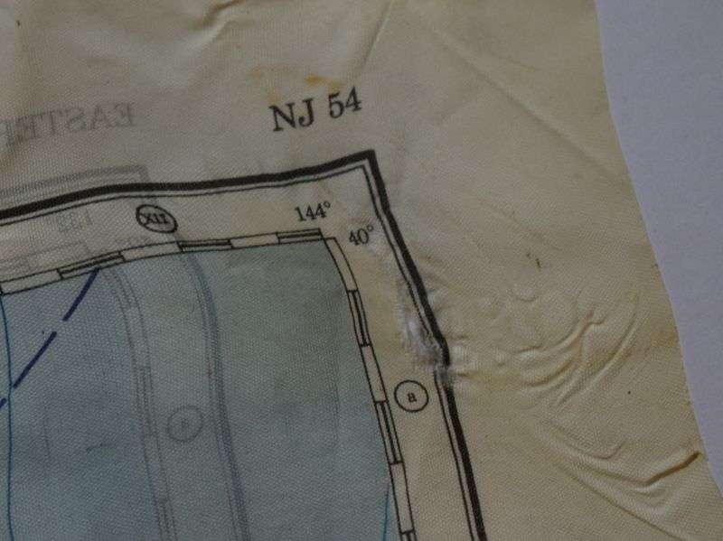 114) Excellent Original USAAF Silk/Rayon Escape Map J53/J54 Sendai & Kanazawa Japan 1944. — image 10