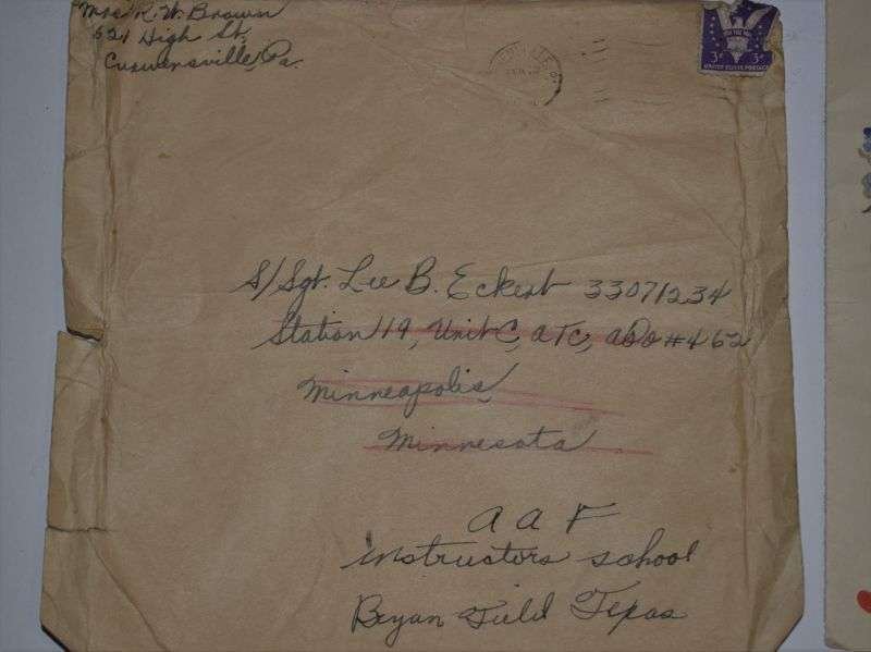 112) Interesting Group of WW2 US Army-USAAF Items to a S/Sgt Lee B Eckert — image 12