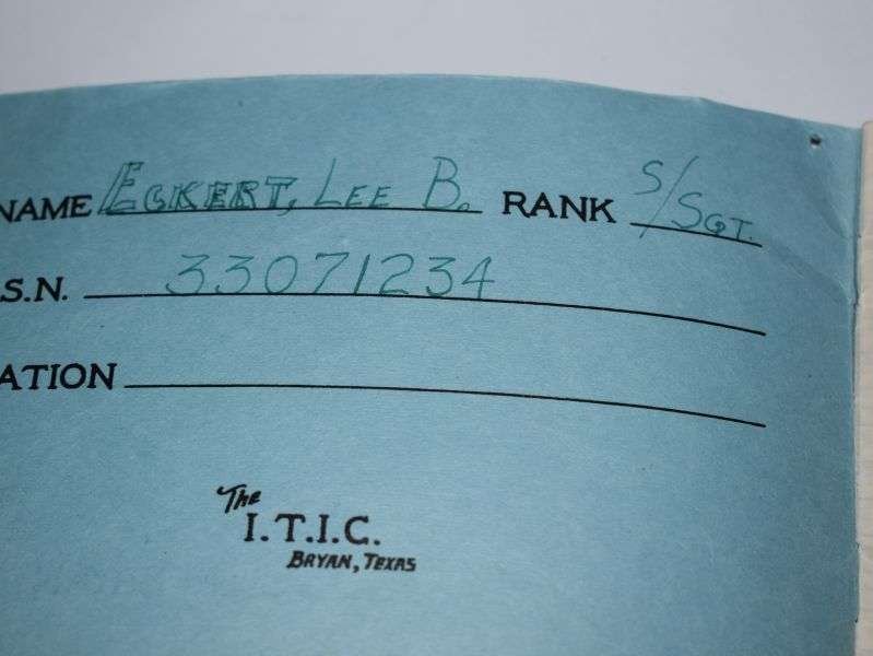 112) Interesting Group of WW2 US Army-USAAF Items to a S/Sgt Lee B Eckert — image 20