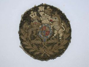 98) Excellent Early WW1 WW2 WO1 Cloth Sleeve Rank Badge