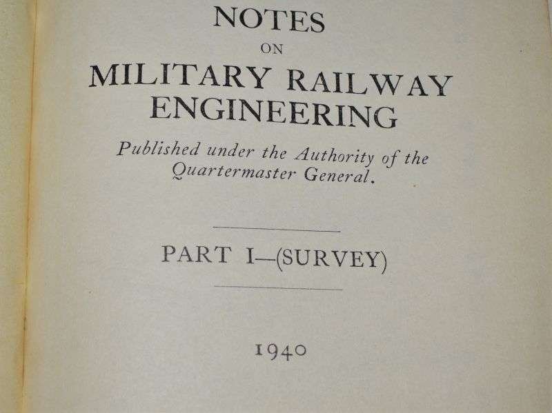 86) Good Original Handbook. Notes on Railway Engineering Part 1 Survey 1940 — image 3