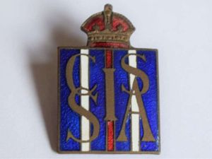 40) Excellent Original Unidentified 1930s WW2 ICSSA Lings Crown Enamel …