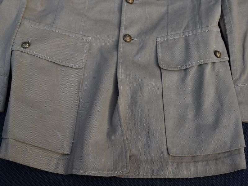 7) Excellent Original WW2 Indian Army Ordnance Corps Officers KD Jacket & Southern Army India Insignia — image 11