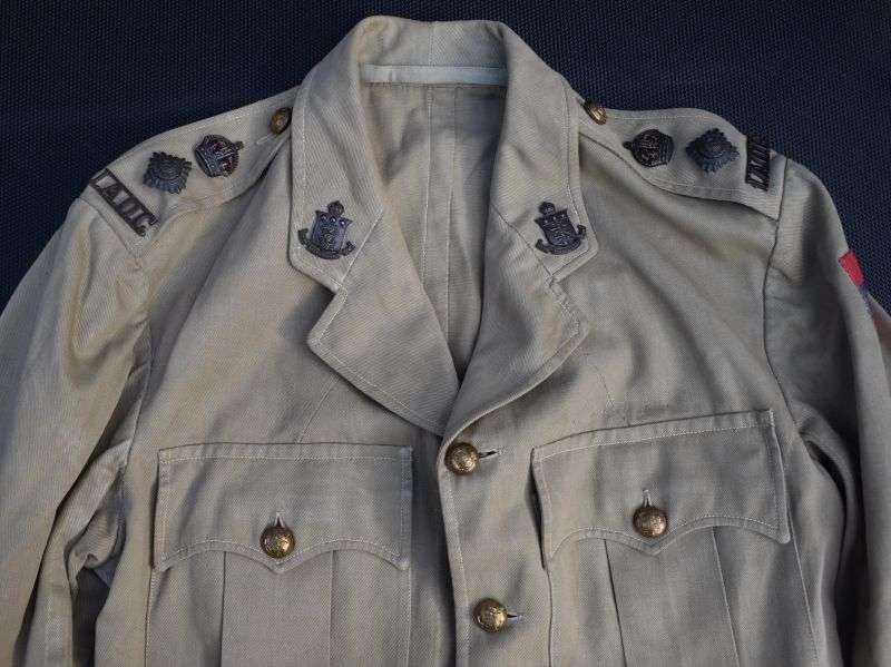 7) Excellent Original WW2 Indian Army Ordnance Corps Officers KD Jacket & Southern Army India Insignia — image 13