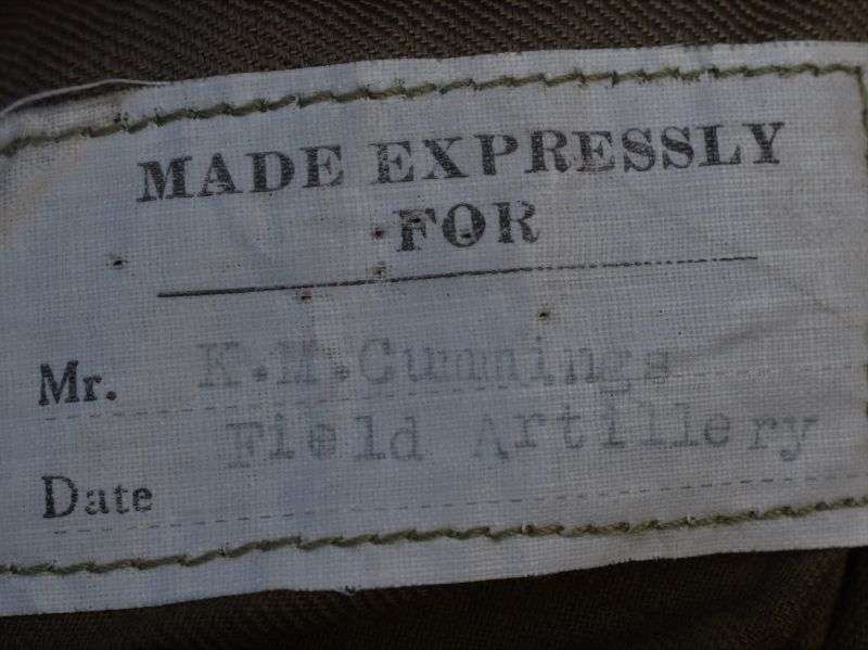 10) Excellent Original WW2 US ROTC Field Artillery Officers Jacket & Original Insignia — image 9