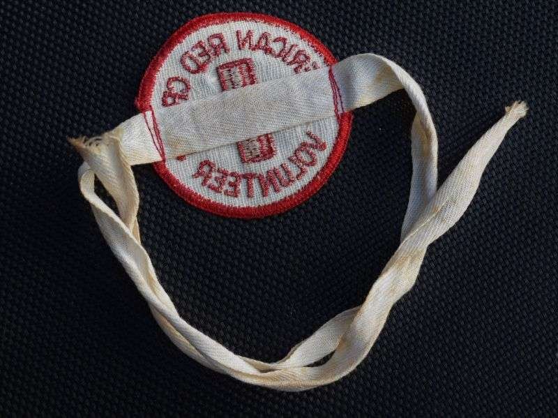 21) Excellent Original WW2 American Red Cross Volunteer Armband — image 2