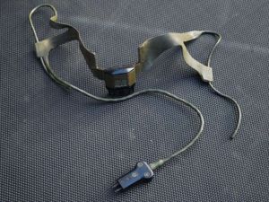 22) Good Original WW2 US Military Issue T-45 Lip-Microphone 1943