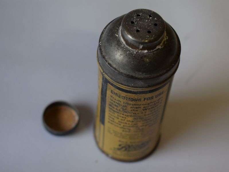 86) Nice Original 1920s-30s Tin of Walker's Foot Powder. — image 2