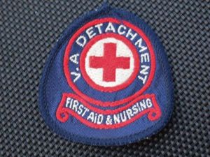 12) Original WW2 Era VAD Nurses Uniform Breast Badge