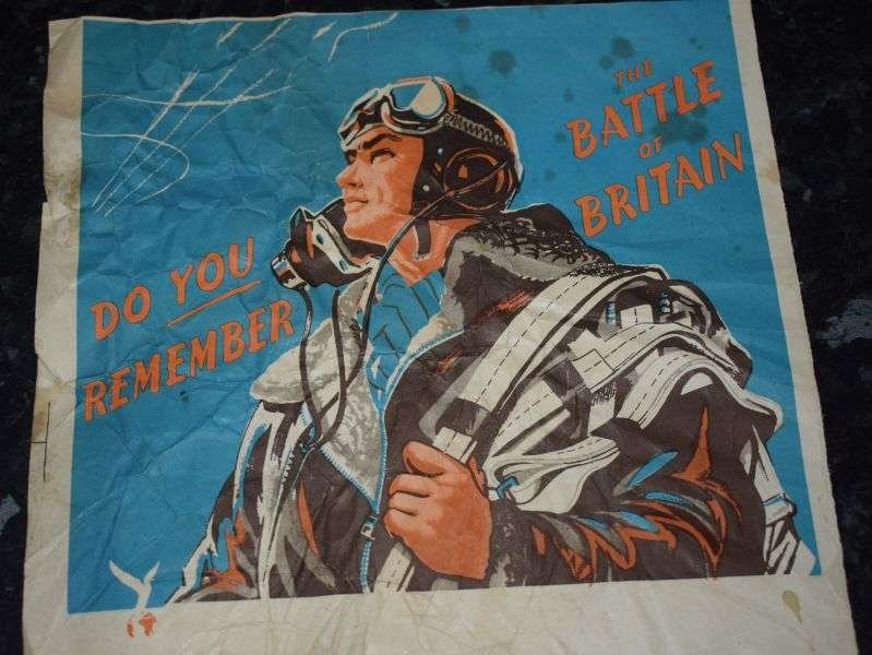 99) Tatty Original RAFA Wings Day Battle of Britain Poster. Give for Those Who Gave WW2 Era — image 6